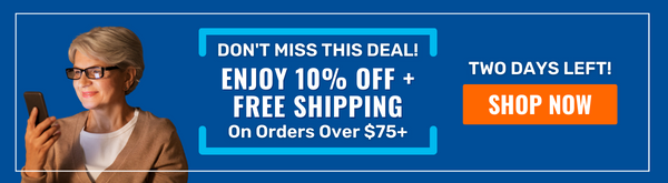 Enjoy 10% Off & free shipping on orders $75+